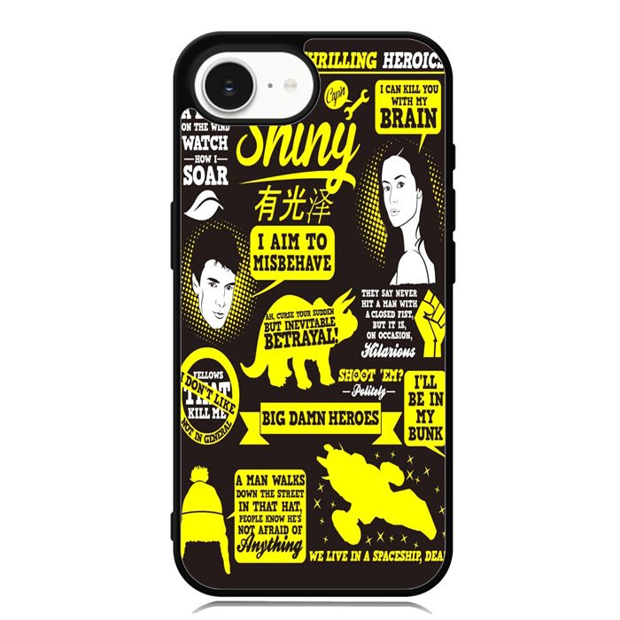 Firefly Serenity Collage Quotes iPhone 16e Case FE1931