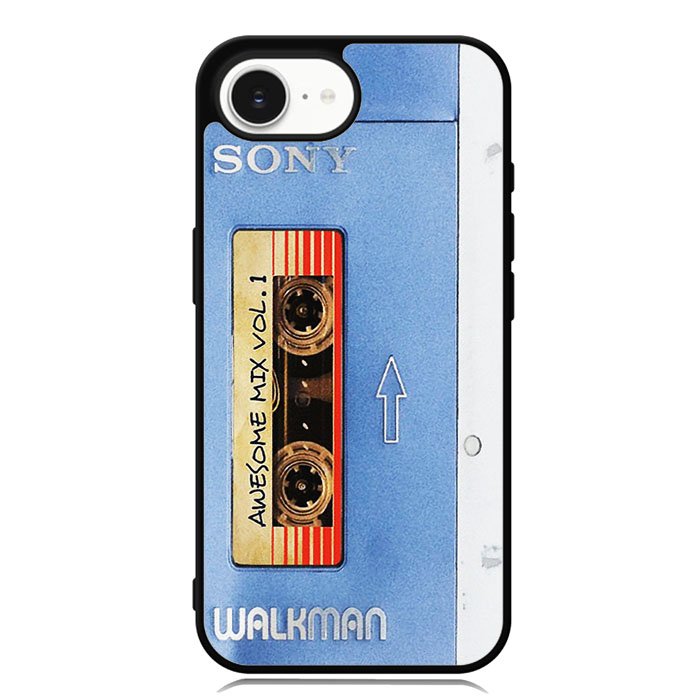 Sony Walkman Awesome Mix Vol 1 Blue Tape iPhone 16e Case FE1825