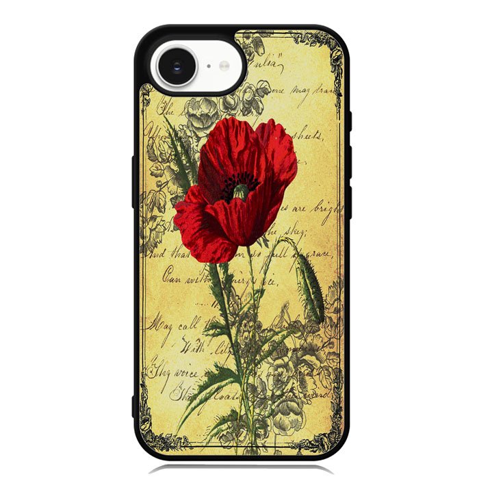 Poppy Ephemera iPhone 16e Case FE1861