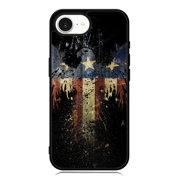 New American Eagle Flag Burning iPhone 16e Case FE1863