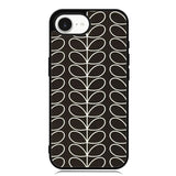Pattern Orla Kiely Black iPhone 16e Case FE1821