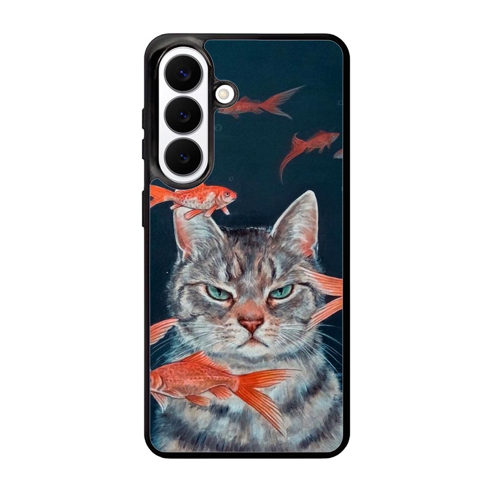 Fish And Cat Samsung Galaxy S26 Plus Case FE0252
