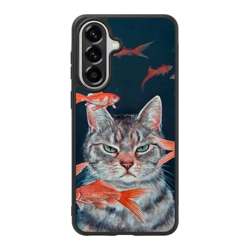 Fish And Cat Samsung Galaxy A57 Case FE0252