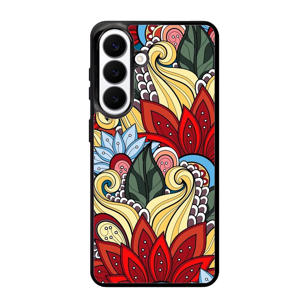 Flower Pattern Samsung Galaxy S26 Case FE0275