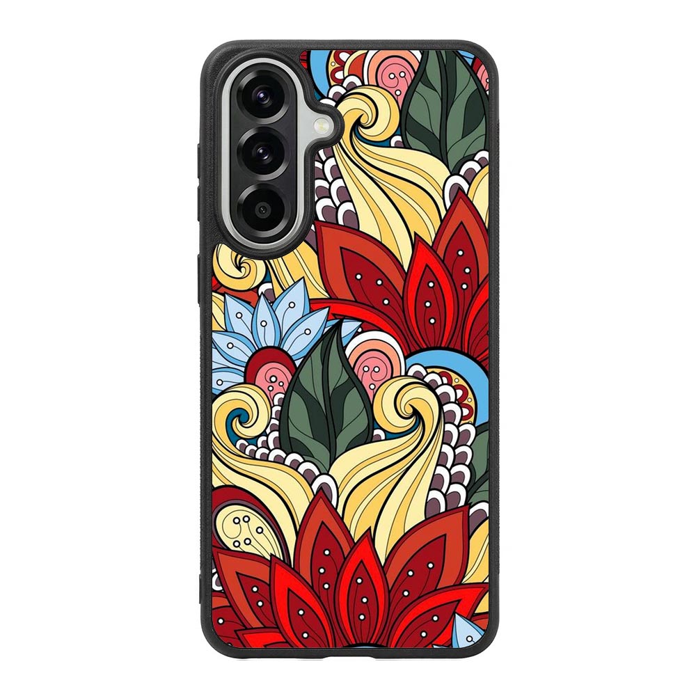 Flower Pattern Samsung Galaxy A37 Case FE0275