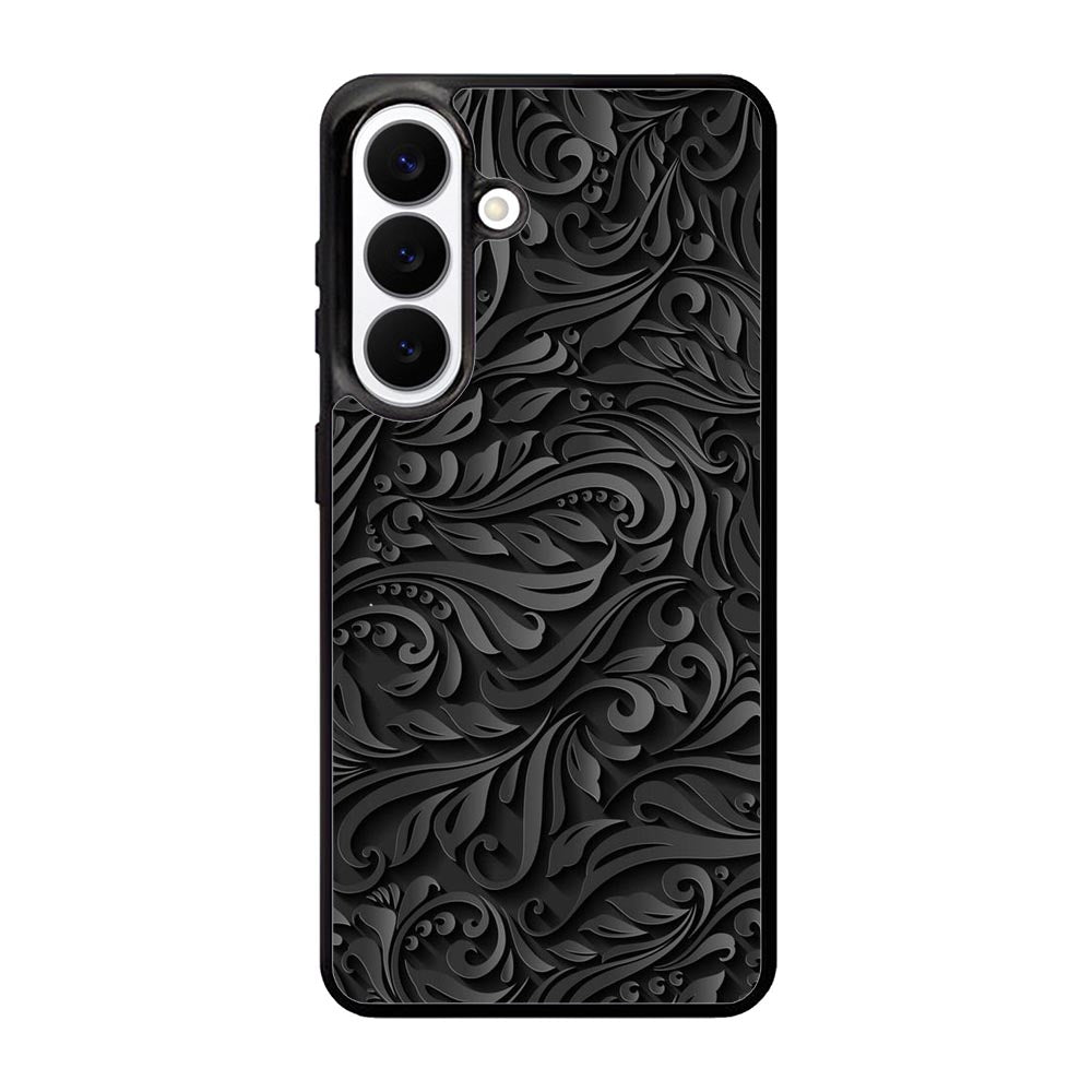 Black Flower Samsung Galaxy S26 Plus Case FE0101