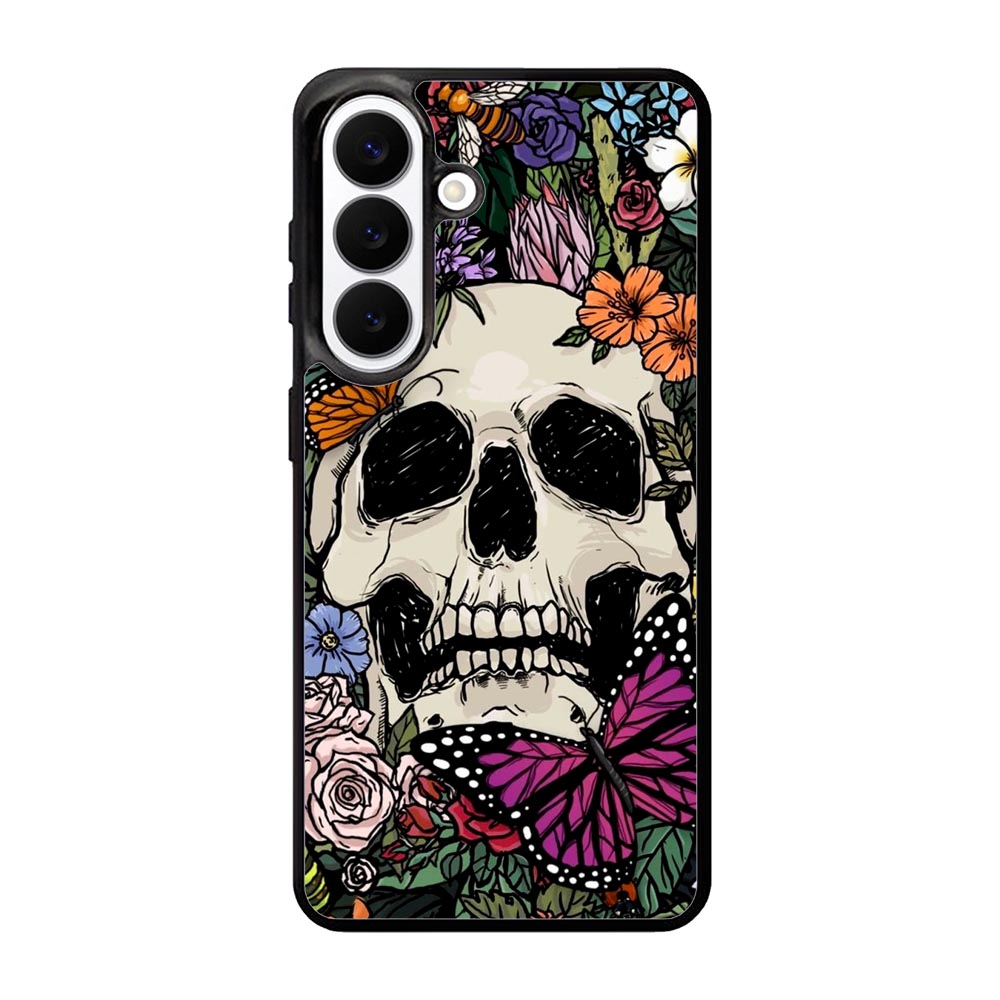Skull Flower Samsung Galaxy S26 Case FE0565