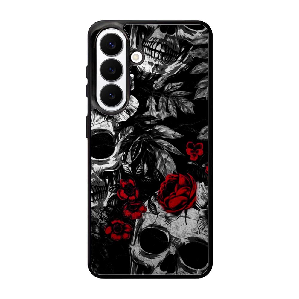 Skull Flower Art Samsung Galaxy S26 Plus Case FE0564