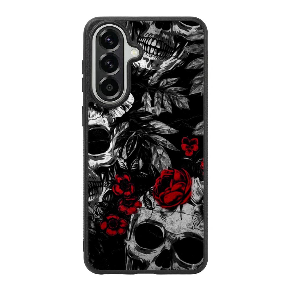 Skull Flower Art Samsung Galaxy A37 Case FE0564