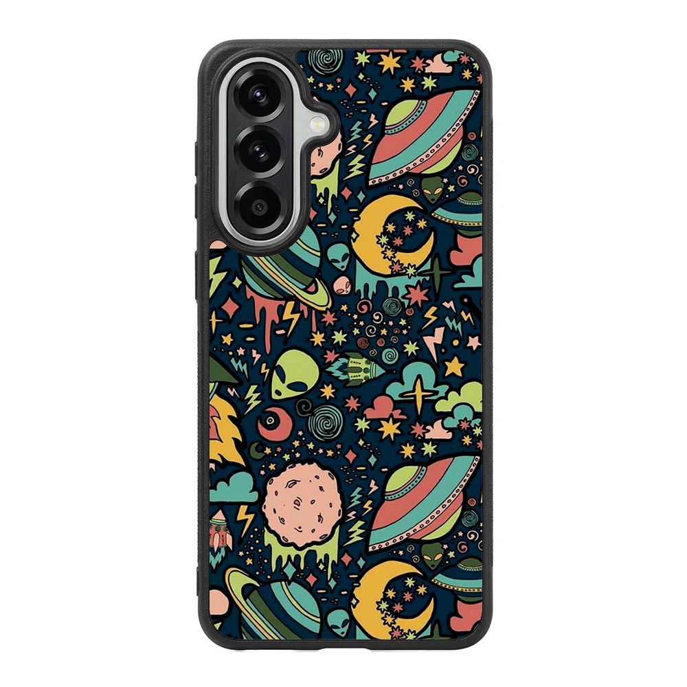 Alien Space Pattern Samsung Galaxy A37 Case FE0023