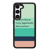 Mint Stripes X00341 Samsung Galaxy S24 5G Case