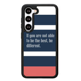 Navy Blue Stripes X00342 Samsung Galaxy S25 5G Case