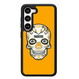 Green Bay Packers Skull X00391 Samsung Galaxy S24 Plus 5G , Samsung Galaxy S24+ 5G Case