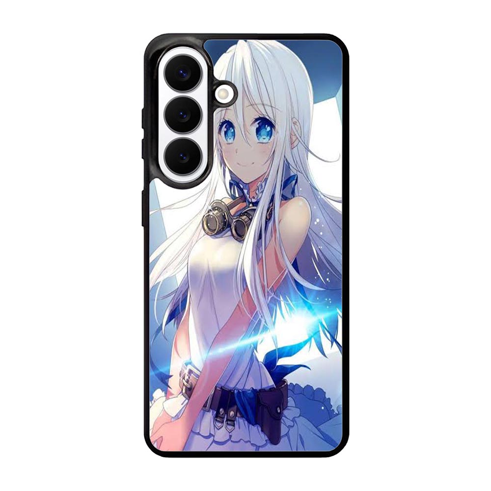 Blue Eyes Anime Girl X00473 Samsung Galaxy S26 Case