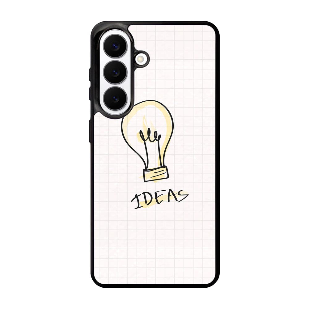 light bulb doodle X00625 Samsung Galaxy S26 Plus Case