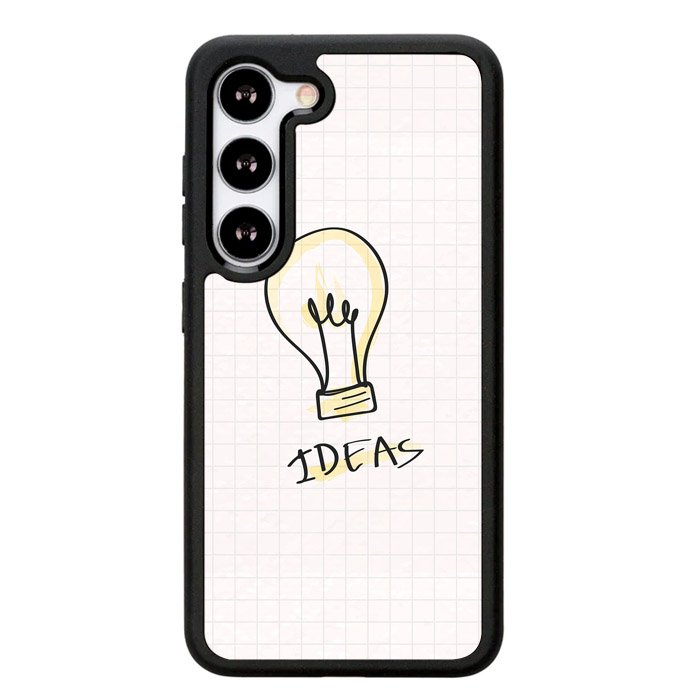 light bulb doodle X00625 Samsung Galaxy S25 Plus 5G , Samsung Galaxy S25+ 5G Case