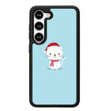 Cat with Santa X00631 Samsung Galaxy S25 5G Case