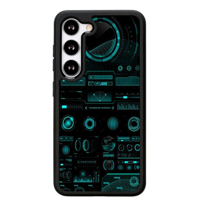 premium vector of Technology X01022 Samsung Galaxy S25 5G Case