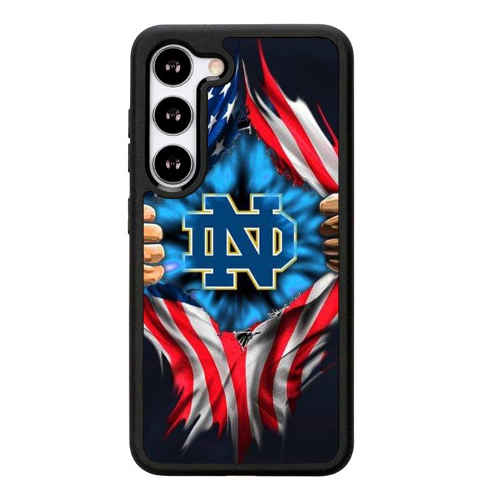 notre dame fighting irish flag X02249 Samsung Galaxy S25 Plus 5G , Samsung Galaxy S25+ 5G Case