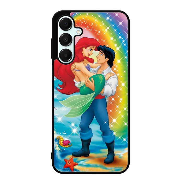 Little Mermaid Ariel Eric rainbow X0631 Samsung Galaxy A35 5G Case