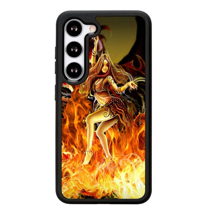 fire women X1048 Samsung Galaxy S24 Plus 5G , Samsung Galaxy S24+ 5G Case