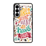 Girls Just Want To Have Fun X1138 Samsung Galaxy S26 Plus Case