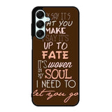 Imagine Dragons Lyric X1209 Samsung Galaxy A36 5G Case
