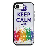 Keep Calm and imagine  X1245 iPhone 16e Case
