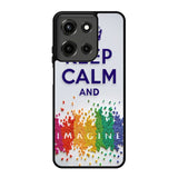 Keep Calm and imagine  X1245 Motorola Moto G 5G 2025 Case