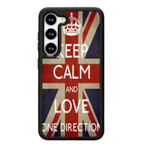 Keep Calm and Love 1D X1244 Samsung Galaxy S25 Plus 5G , Samsung Galaxy S25+ 5G Case