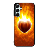 Love Burning Heart  X1458 Samsung Galaxy A36 5G Case