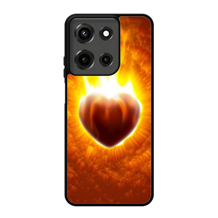Love Burning Heart  X1458 Motorola Moto G 5G 2025 Case