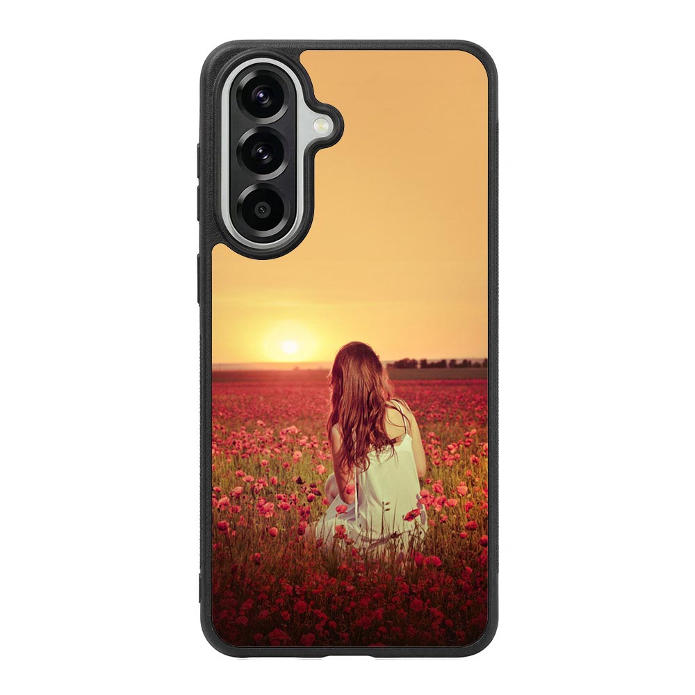 Girl In Red Flowers  X1710 Samsung Galaxy A57 Case