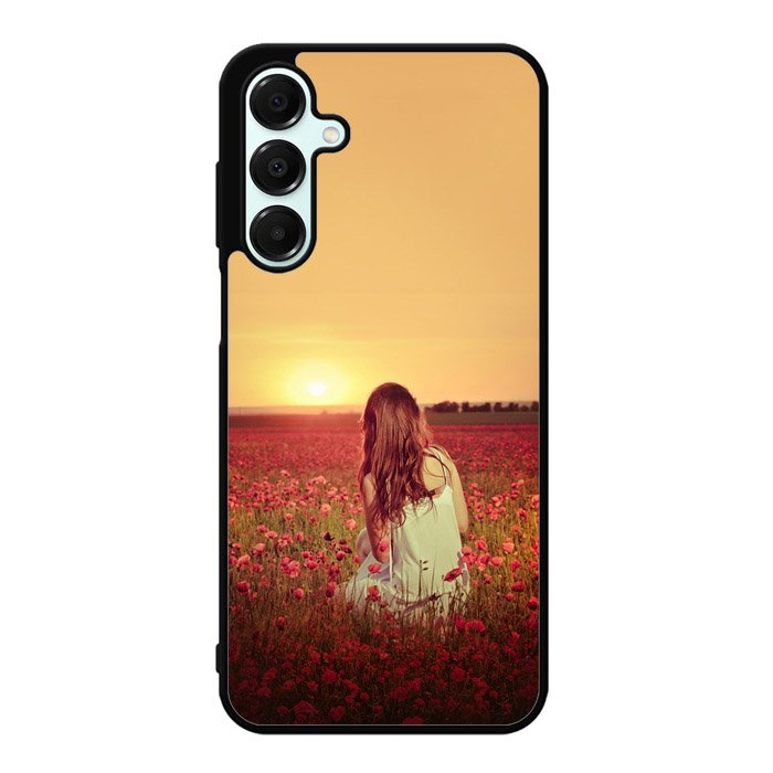 Girl In Red Flowers  X1710 Samsung Galaxy A25 5G Case