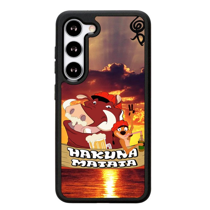 Hakuna Matata Illustration X2339 Samsung Galaxy S25 Plus 5G , Samsung Galaxy S25+ 5G Case