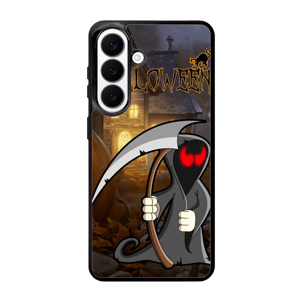 Orange Halloween Moon X2669 Samsung Galaxy S26 Plus Case