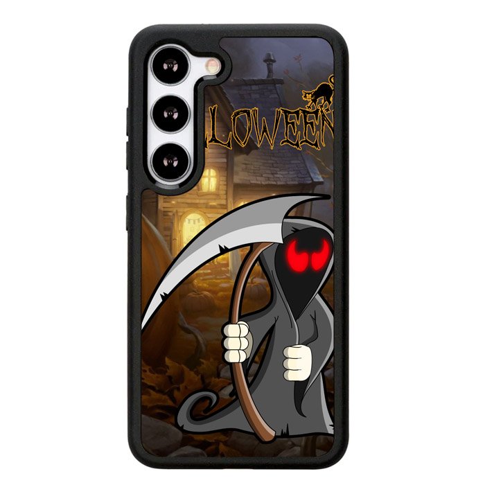 Orange Halloween Moon X2669 Samsung Galaxy S25 Plus 5G , Samsung Galaxy S25+ 5G Case