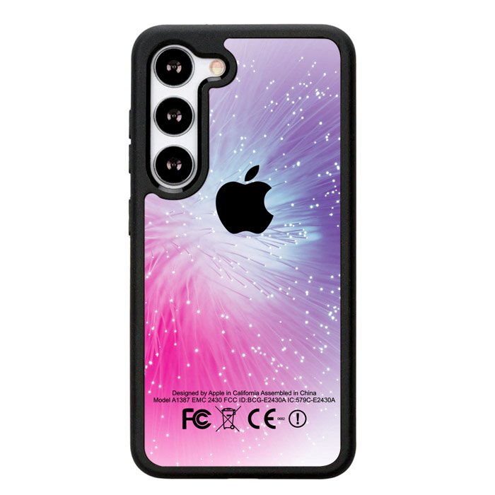 Pink Lilac White Blue X3898 Samsung Galaxy S24 Plus 5G , Samsung Galaxy S24+ 5G Case