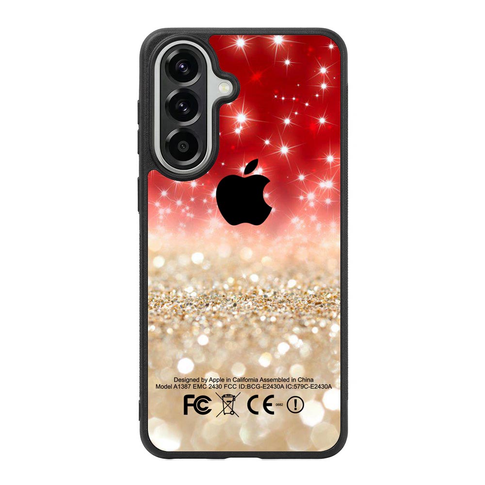 Red And Silver X3899 Samsung Galaxy A37 Case