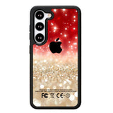Red And Silver X3899 Samsung Galaxy S24 Plus 5G , Samsung Galaxy S24+ 5G Case