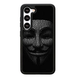 Guy Fawkes Mask Anonymous  X4173 Samsung Galaxy S24 Plus 5G , Samsung Galaxy S24+ 5G Case