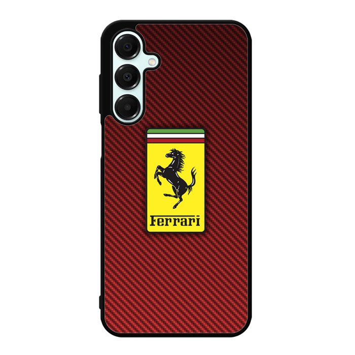 Ferrari Logo Red Carbon X4707 Samsung Galaxy A35 5G Case