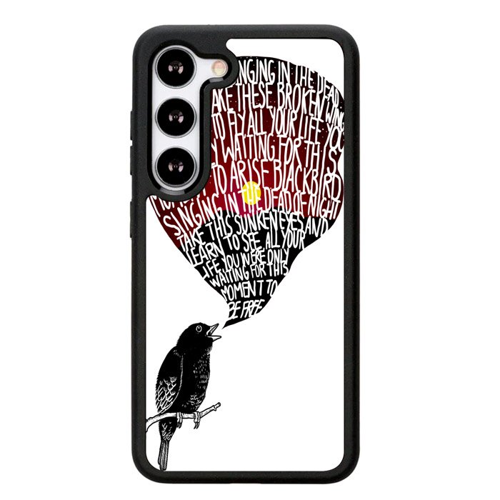 The Beatles Blackbird Lyrics X4765 Samsung Galaxy S25 5G Case