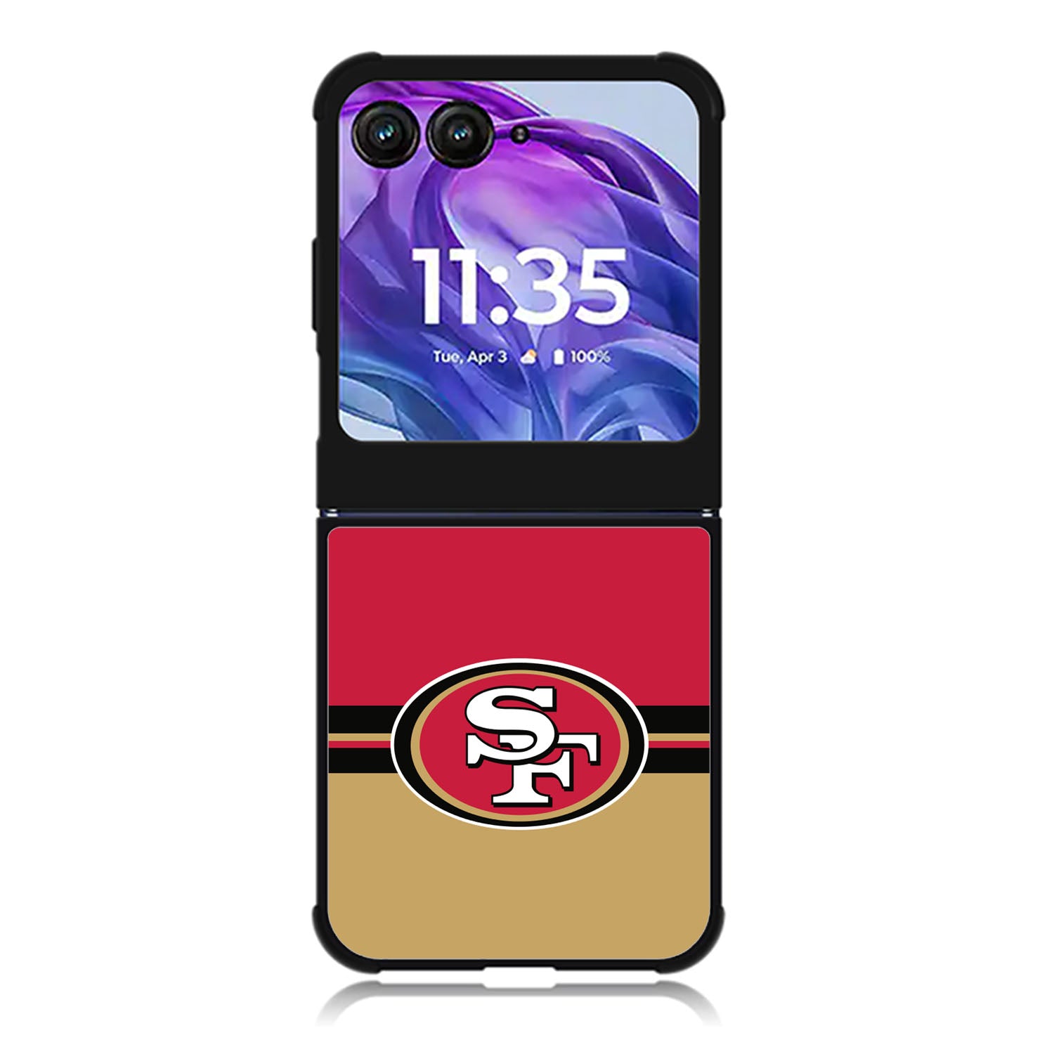 49ers logo Motorola Moto Razr 2024 , Moto Razr 50 Case FE0346