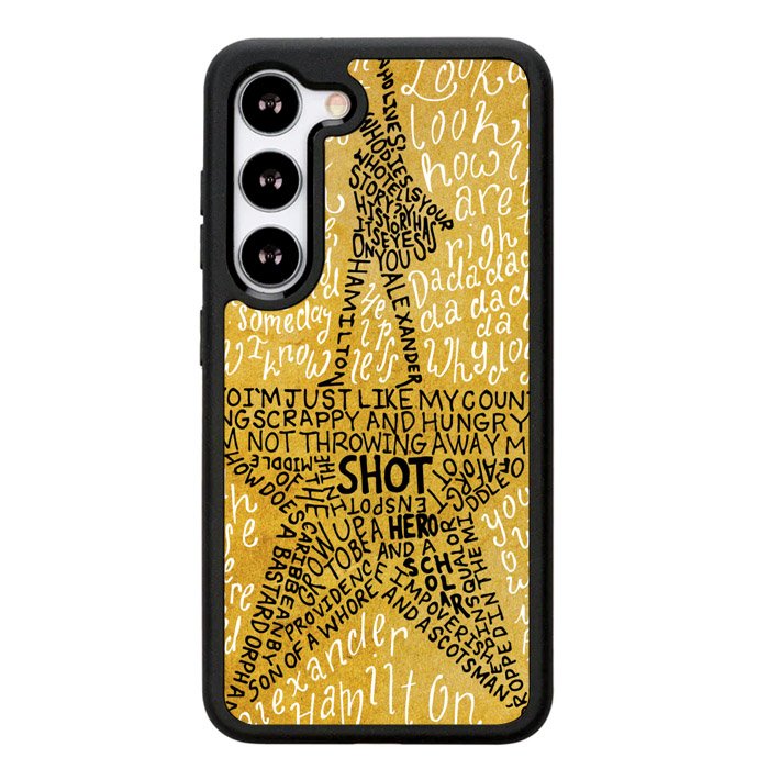 Hamilton Musical Lyrics X4979 Samsung Galaxy S25 Plus 5G , Samsung Galaxy S25+ 5G Case
