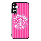 Starbucks Pink Stripes X5719 Samsung Galaxy A55 5G Case