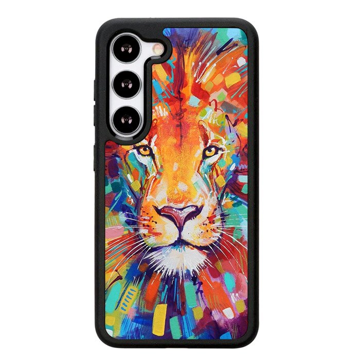 Abstract Lion X5731 Samsung Galaxy S25 5G Case