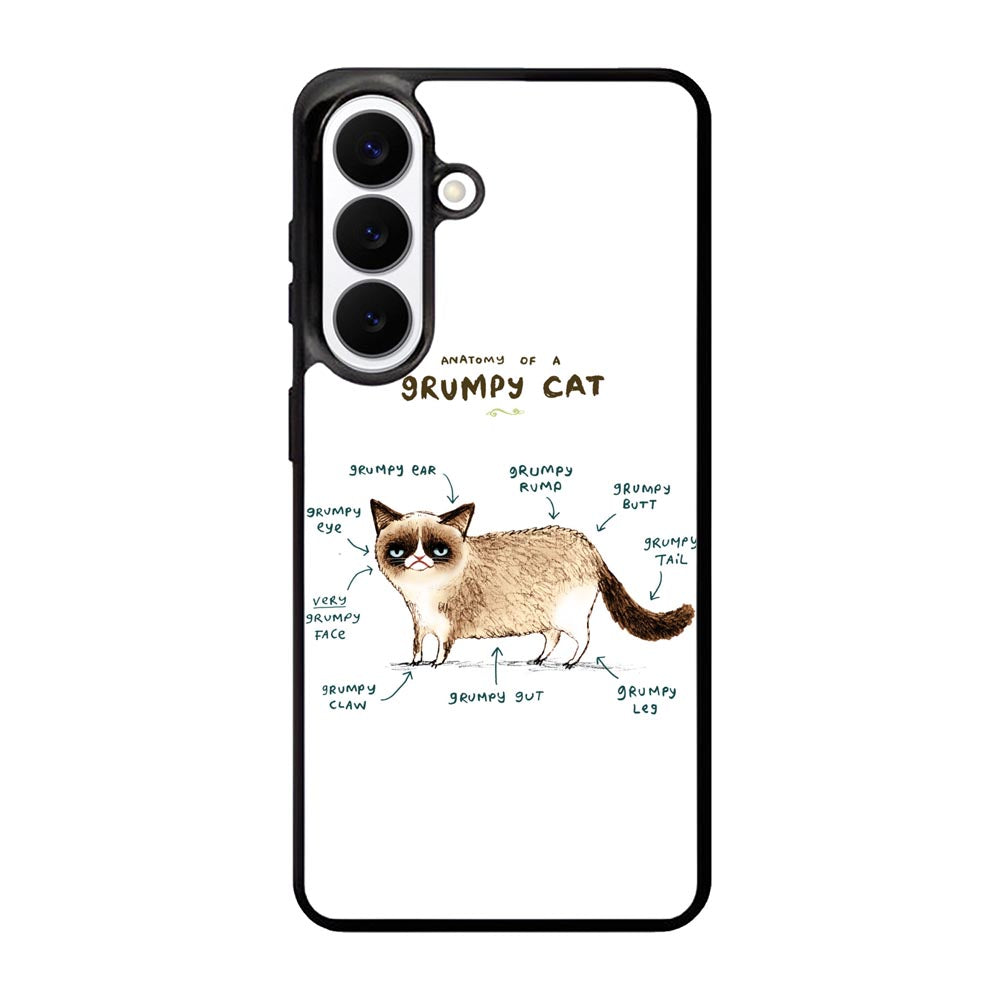 Anatomy Of A Grumpy Kitty X5744 Samsung Galaxy S26 Plus Case