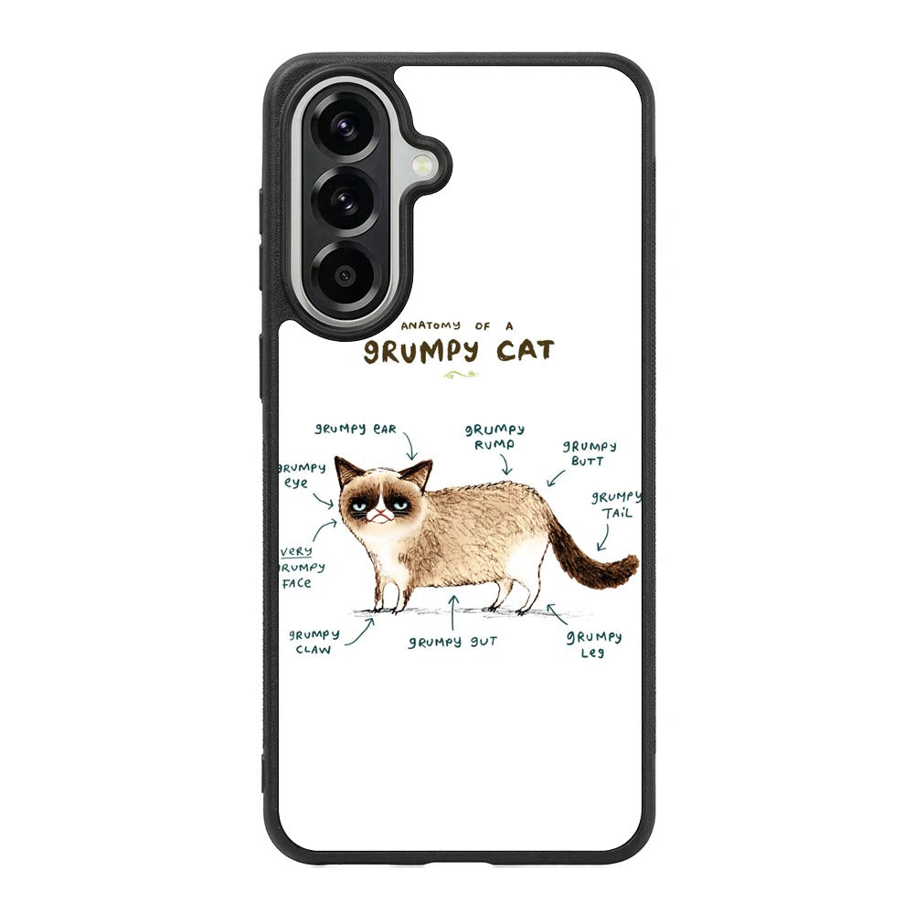 Anatomy Of A Grumpy Kitty X5744 Samsung Galaxy A57 Case
