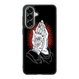 rebel 8 praying hands X6189 Samsung Galaxy A57 Case